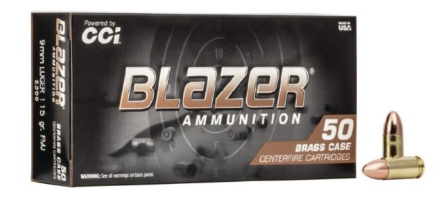 صورة AMMO Blazer 115 grain price per bullet ذخيرة بليزر 115 قرين السعر للطلقة الواحدة بندقية