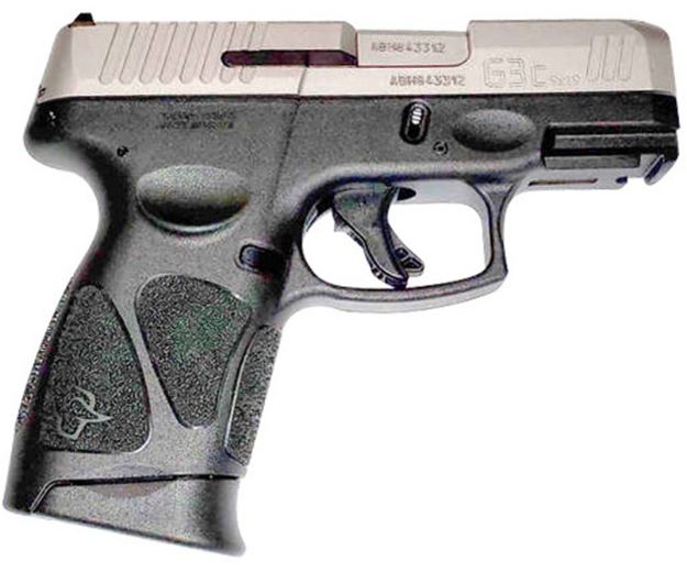 صورة مسدس عيار 9mm من شركة Taurus موديل G3C BK SS صناعة البرازيل